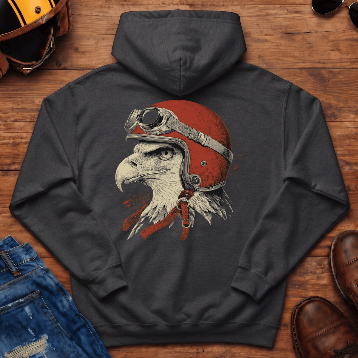 Red Eagle Hooded Sweatshirt
