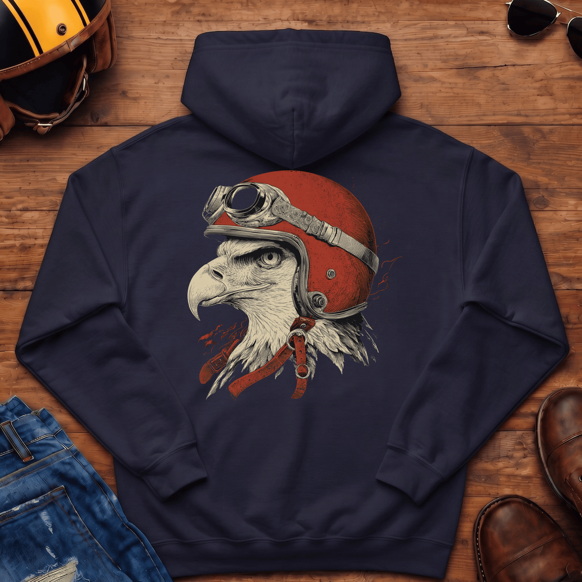 Red Eagle Hooded Sweatshirt