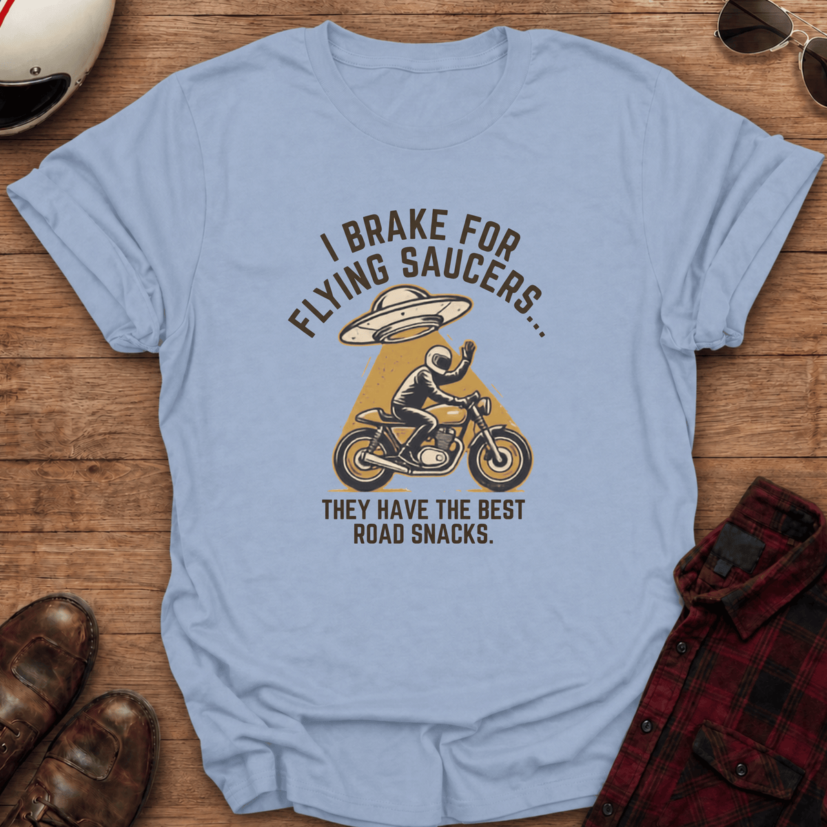 Road Snacks Motorcycle T-Shirt