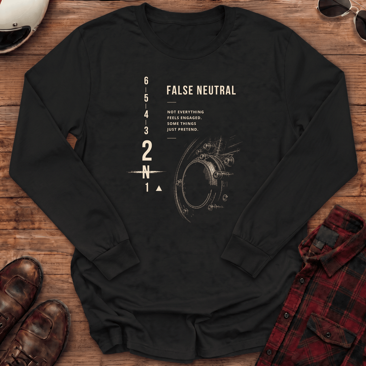 False Neutral Long Sleeve T-shirt