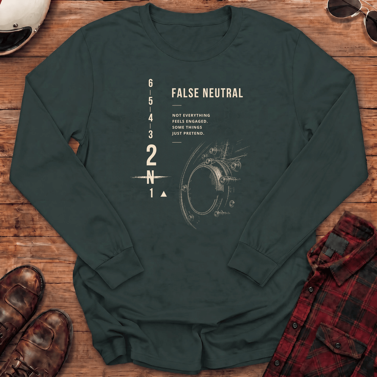False Neutral Long Sleeve T-shirt