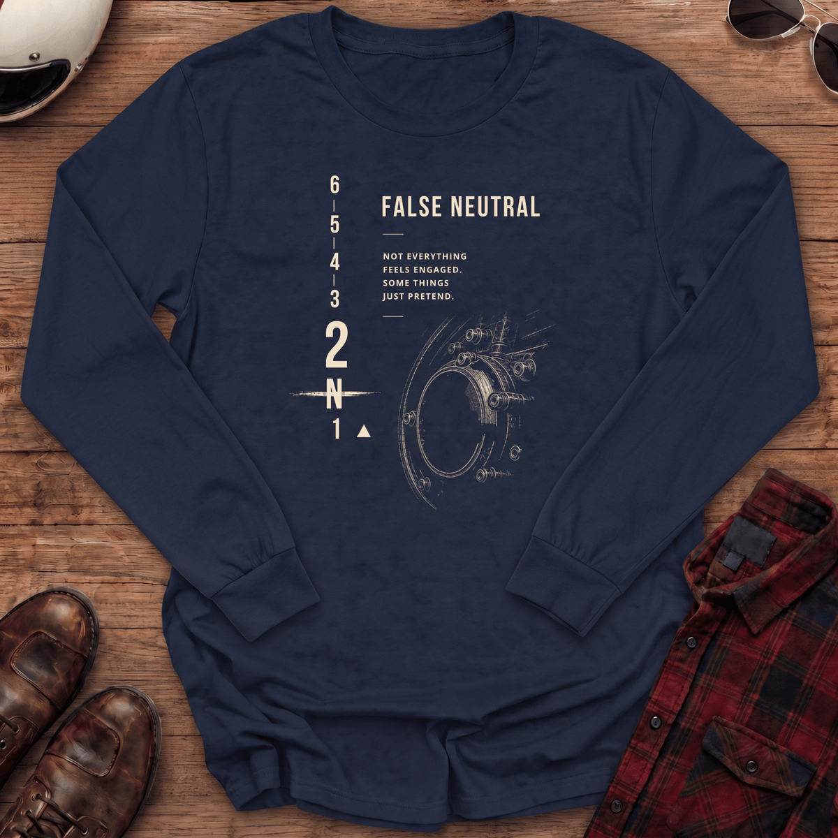 False Neutral Long Sleeve T-shirt