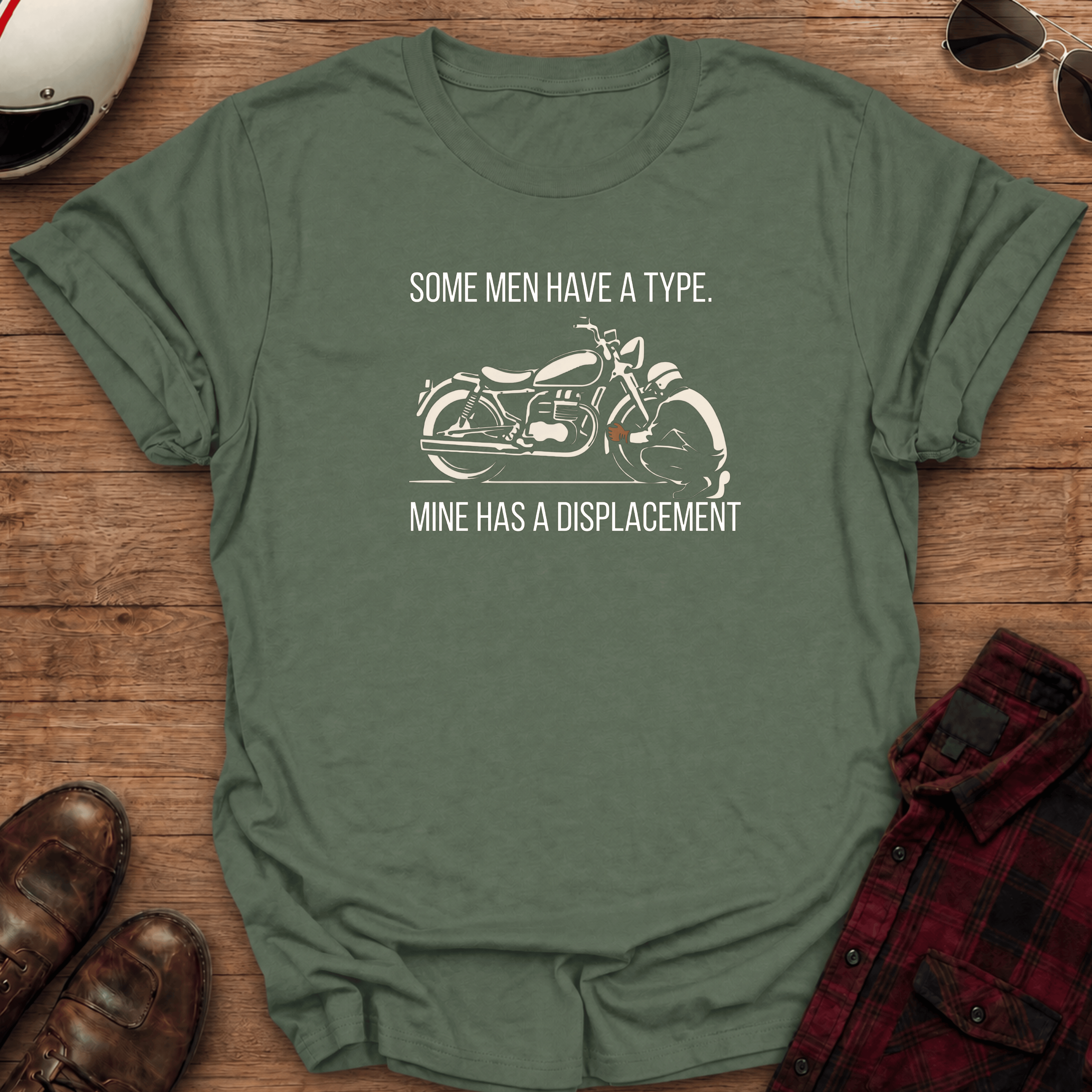 Displacement Motorcycle T-Shirt