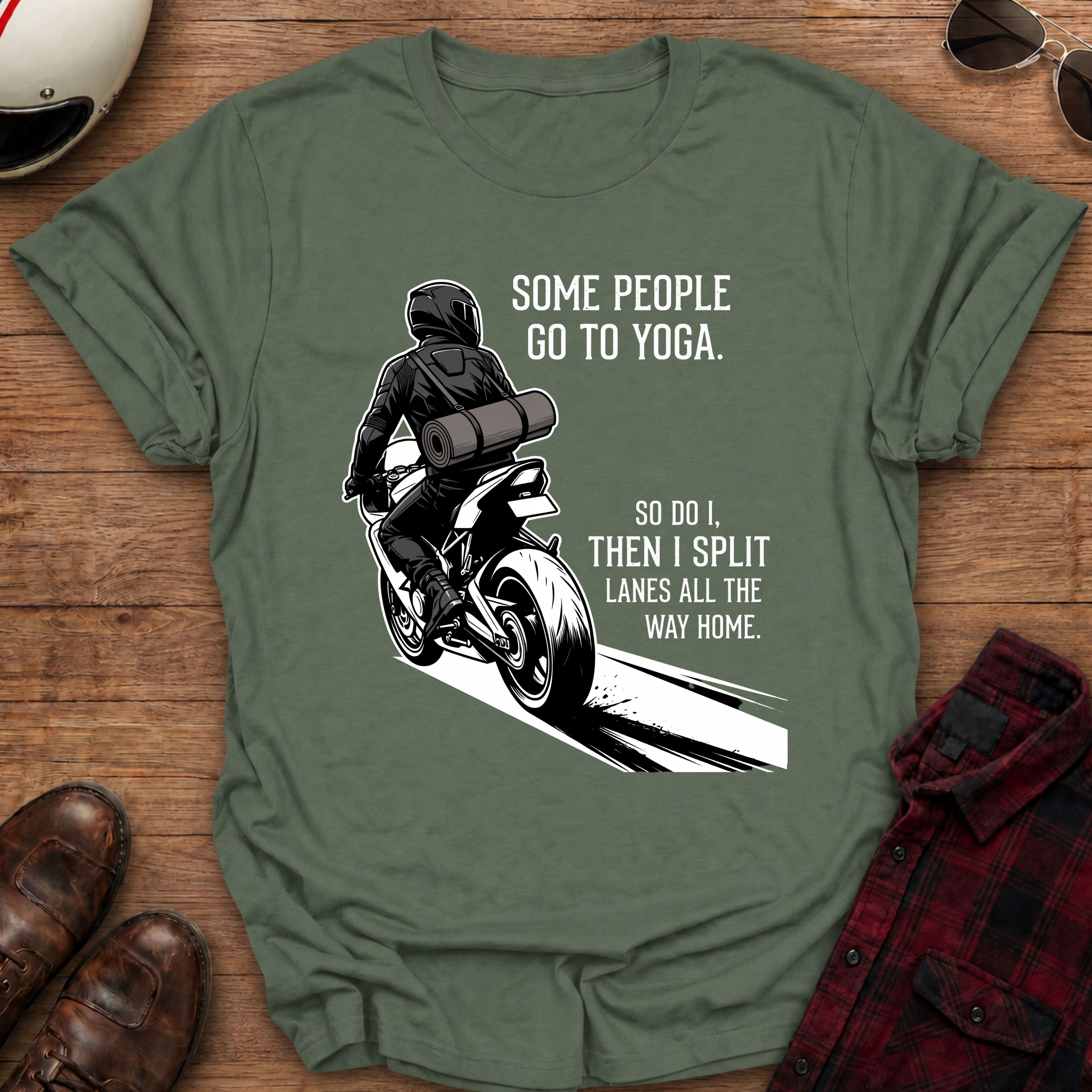 Yoga Motorcycle T-Shirt