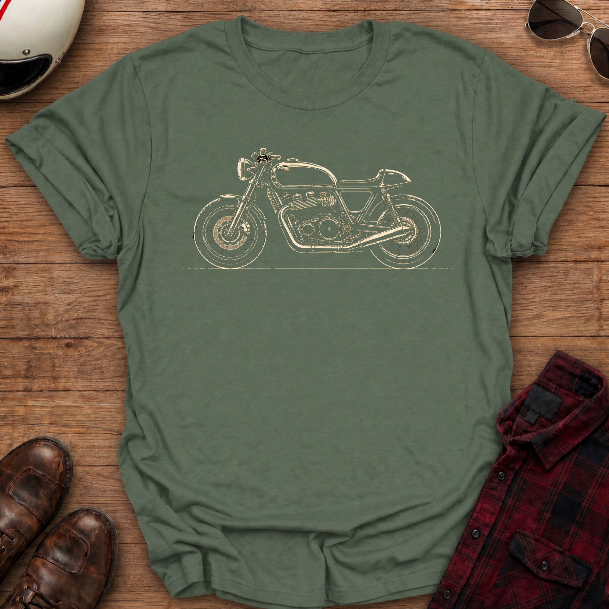 Cafe Racer Profile T-Shirt