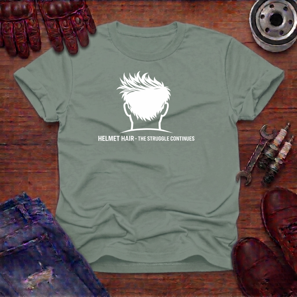Helmet Hair T-Shirt