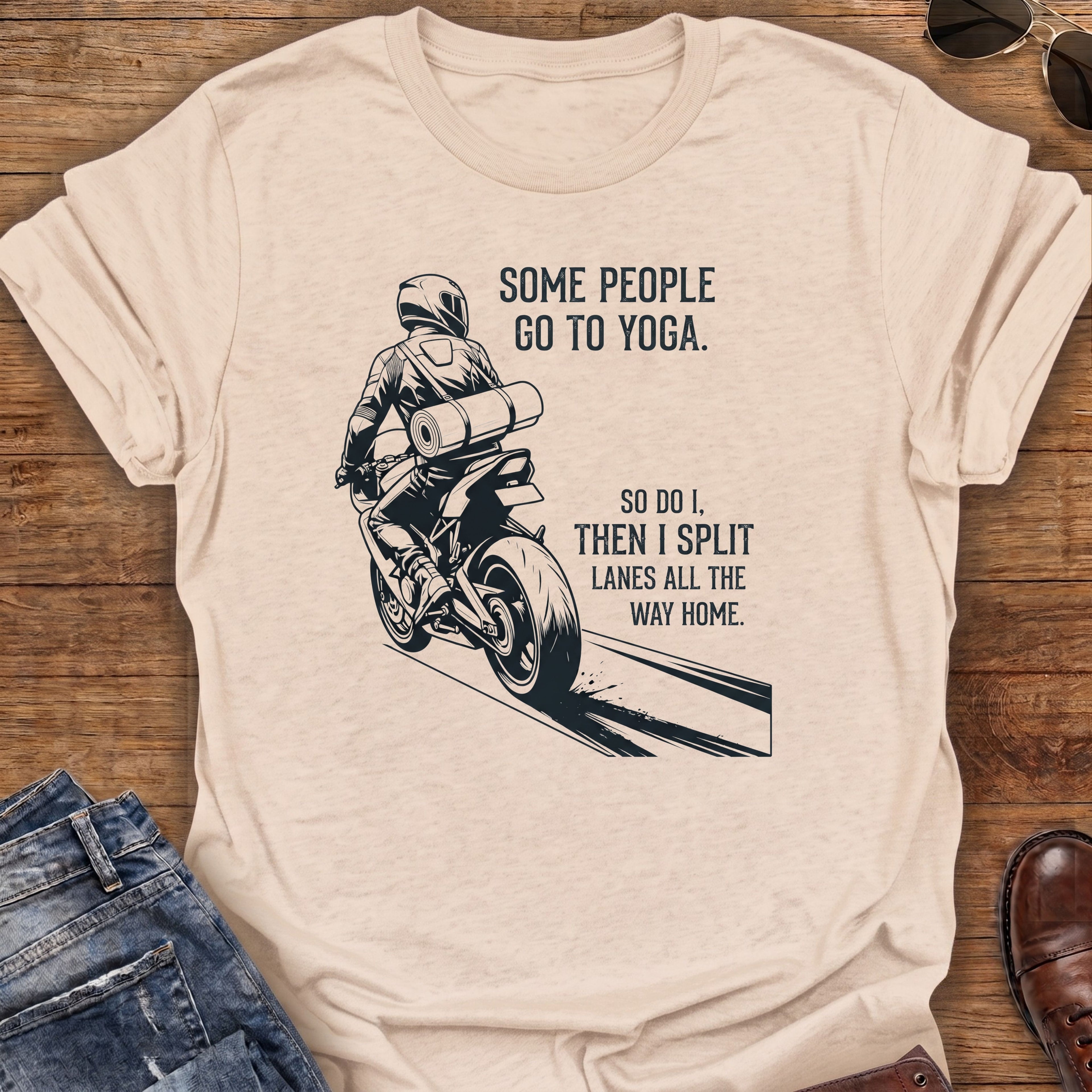 Yoga Motorcycle T-Shirt