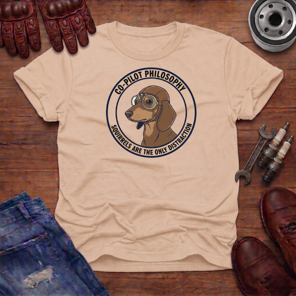 Duschund Co-pilot T-Shirt