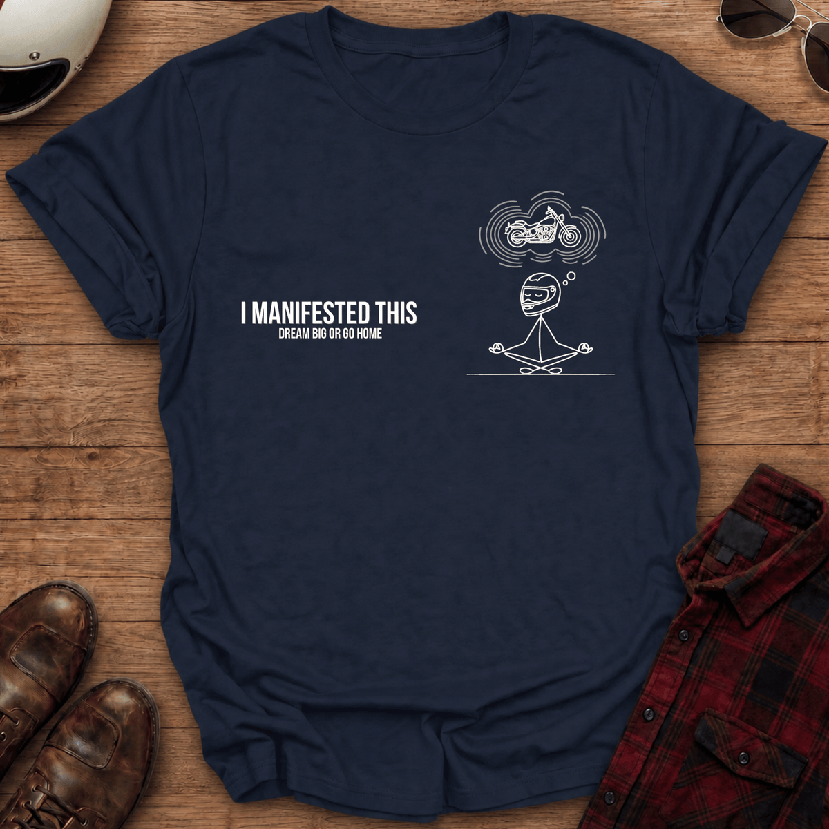 Manifestation Motorcycle T-Shirt