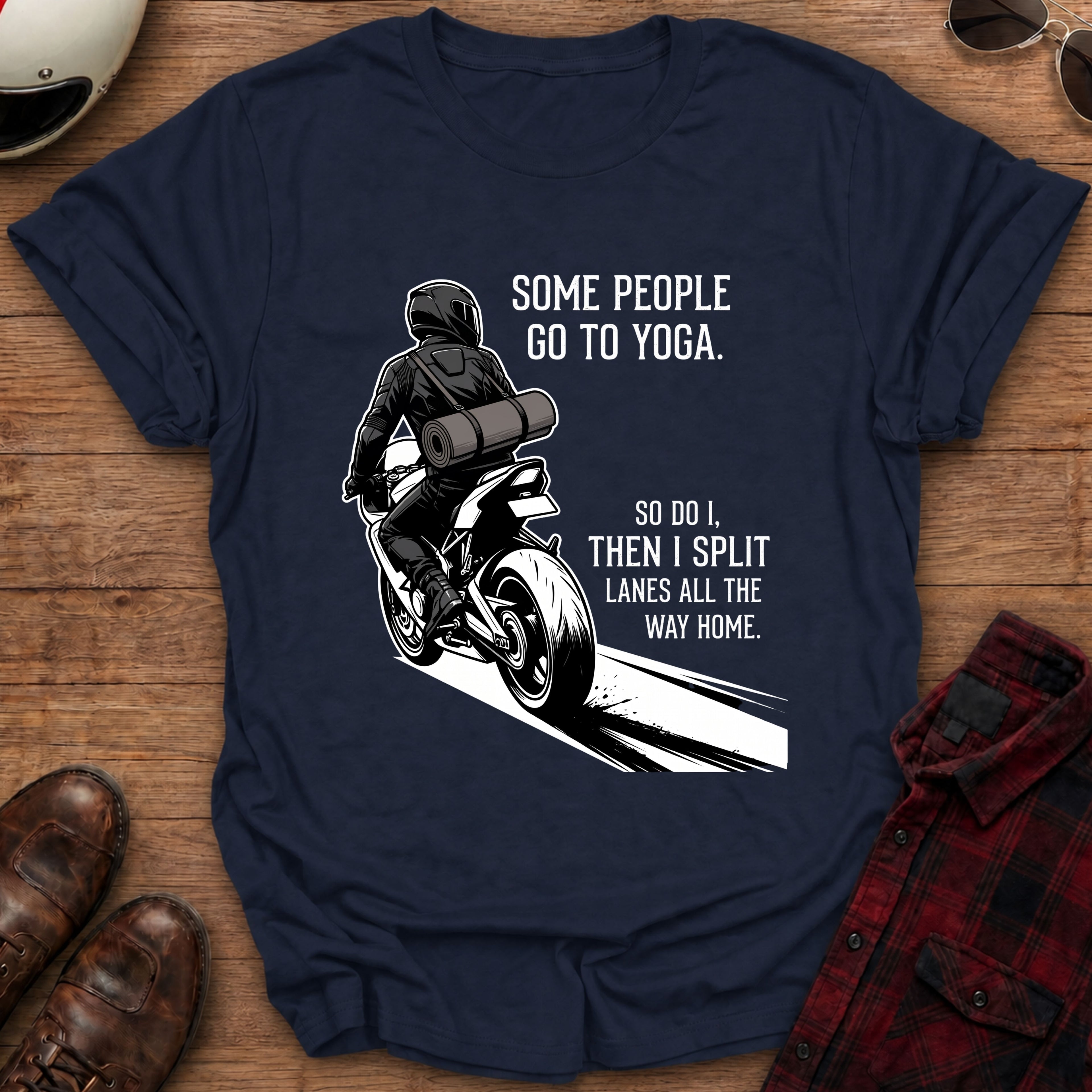 Yoga Motorcycle T-Shirt