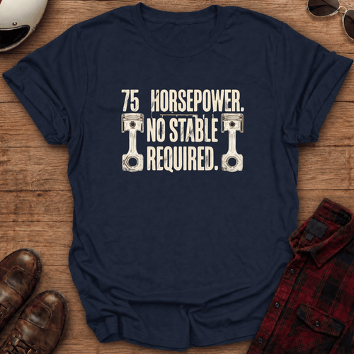 75 Horses Motorcycle T-Shirt