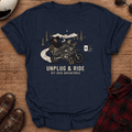 Unplug & Ride Motorcycle T-Shirt