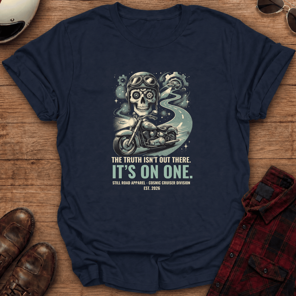 Cosmic Cruiser Motorcycle T-Shirt
