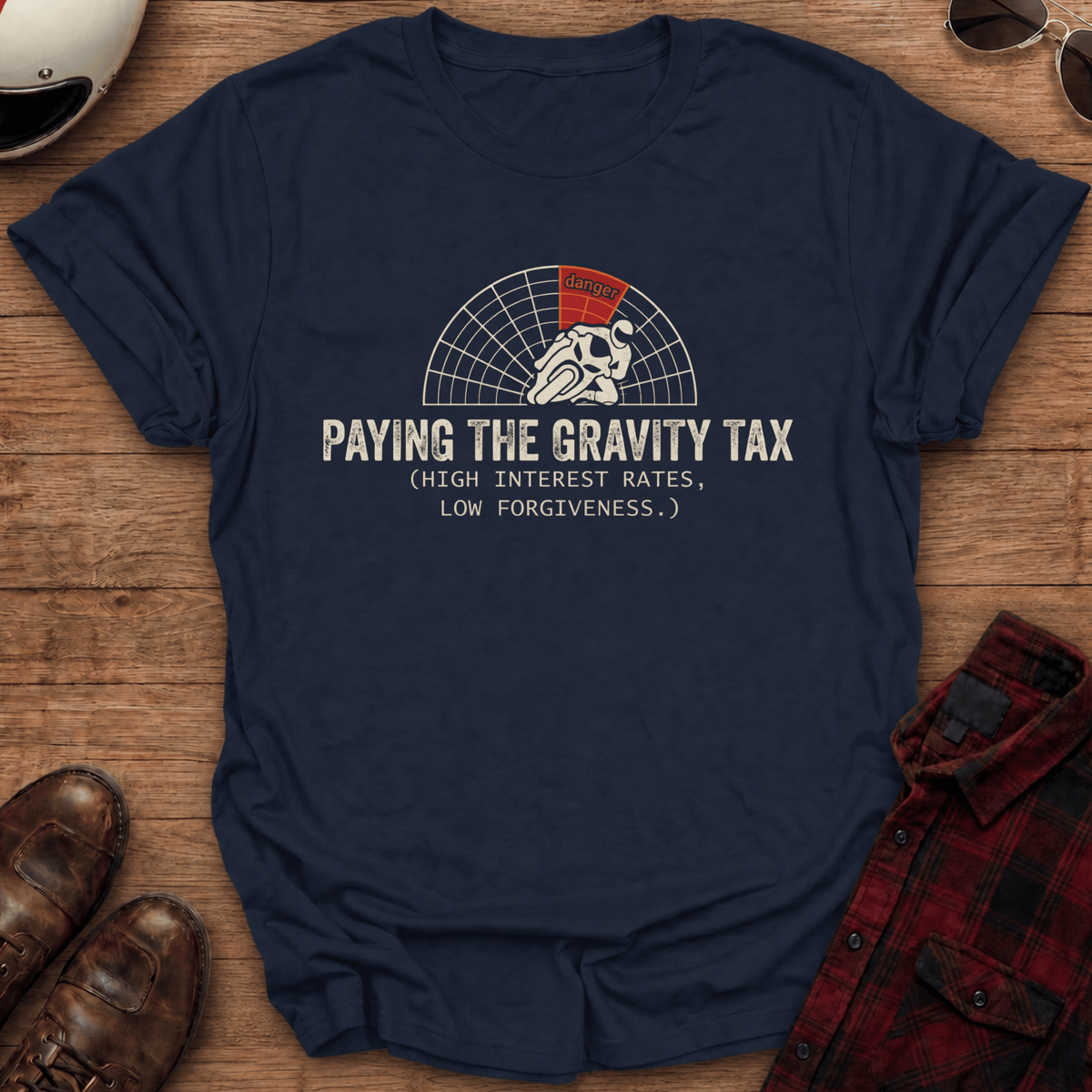 Gravity Tax Motorcycle T-Shirt