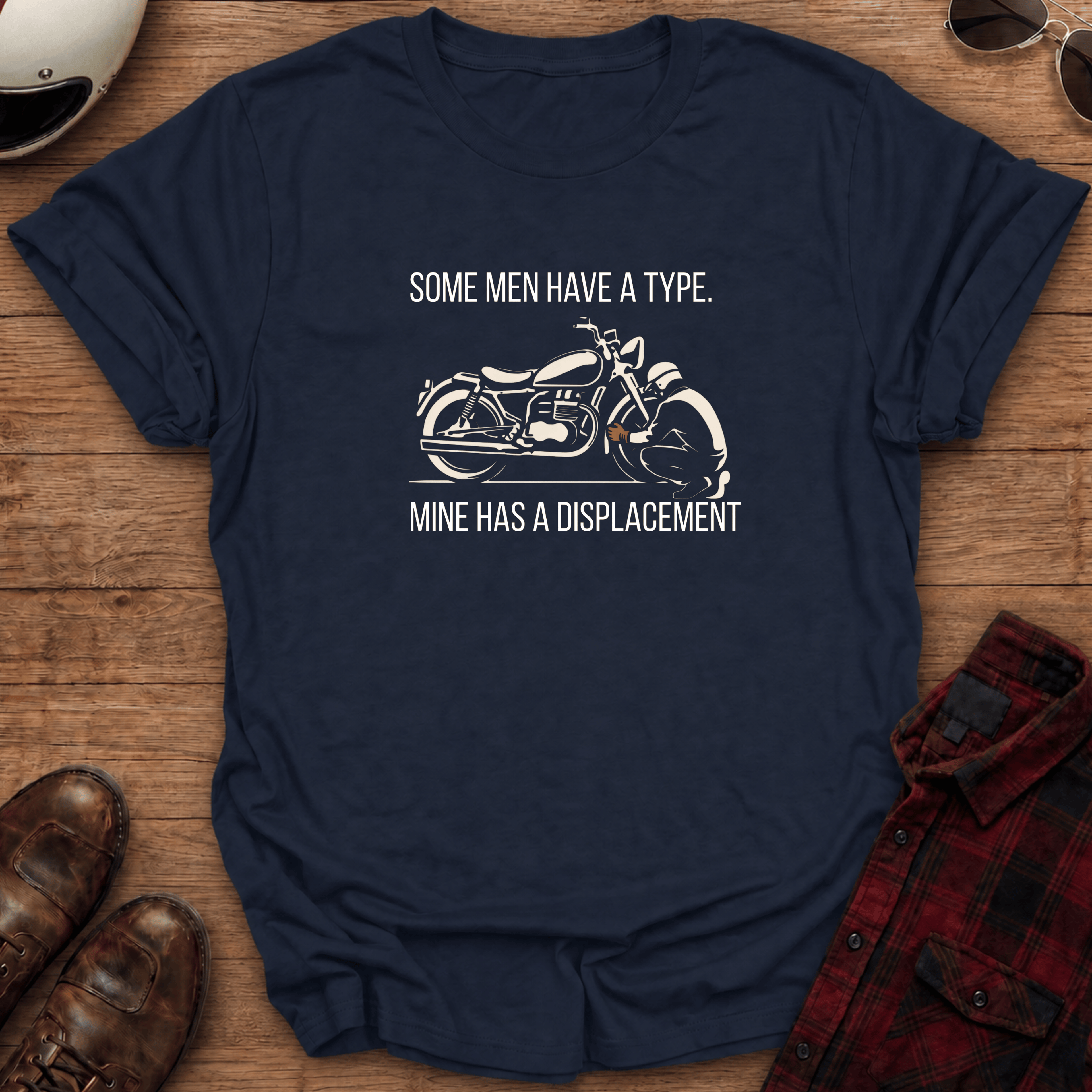 Displacement Motorcycle T-Shirt