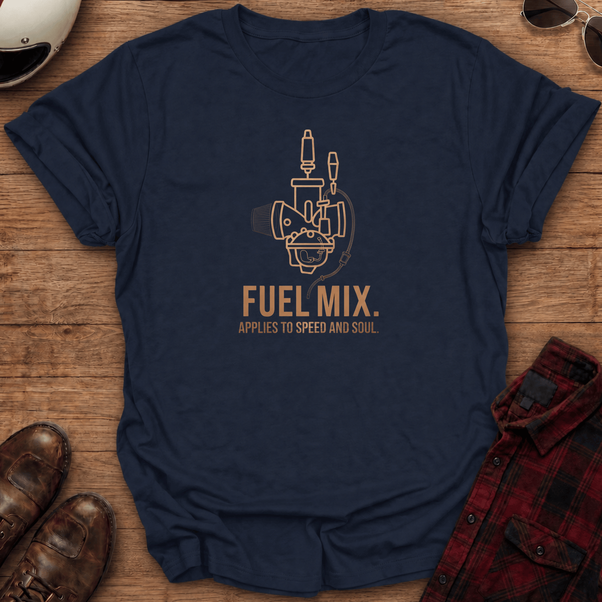 Fuel Mix Motorcycle T-Shirt