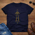 LineArt Motorcycle T-Shirt