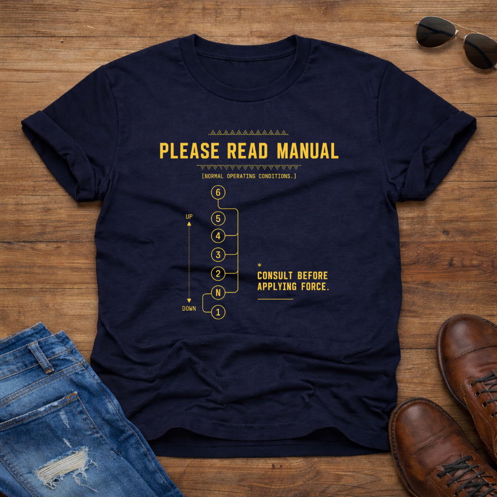 Manual Motorcycle T-Shirt