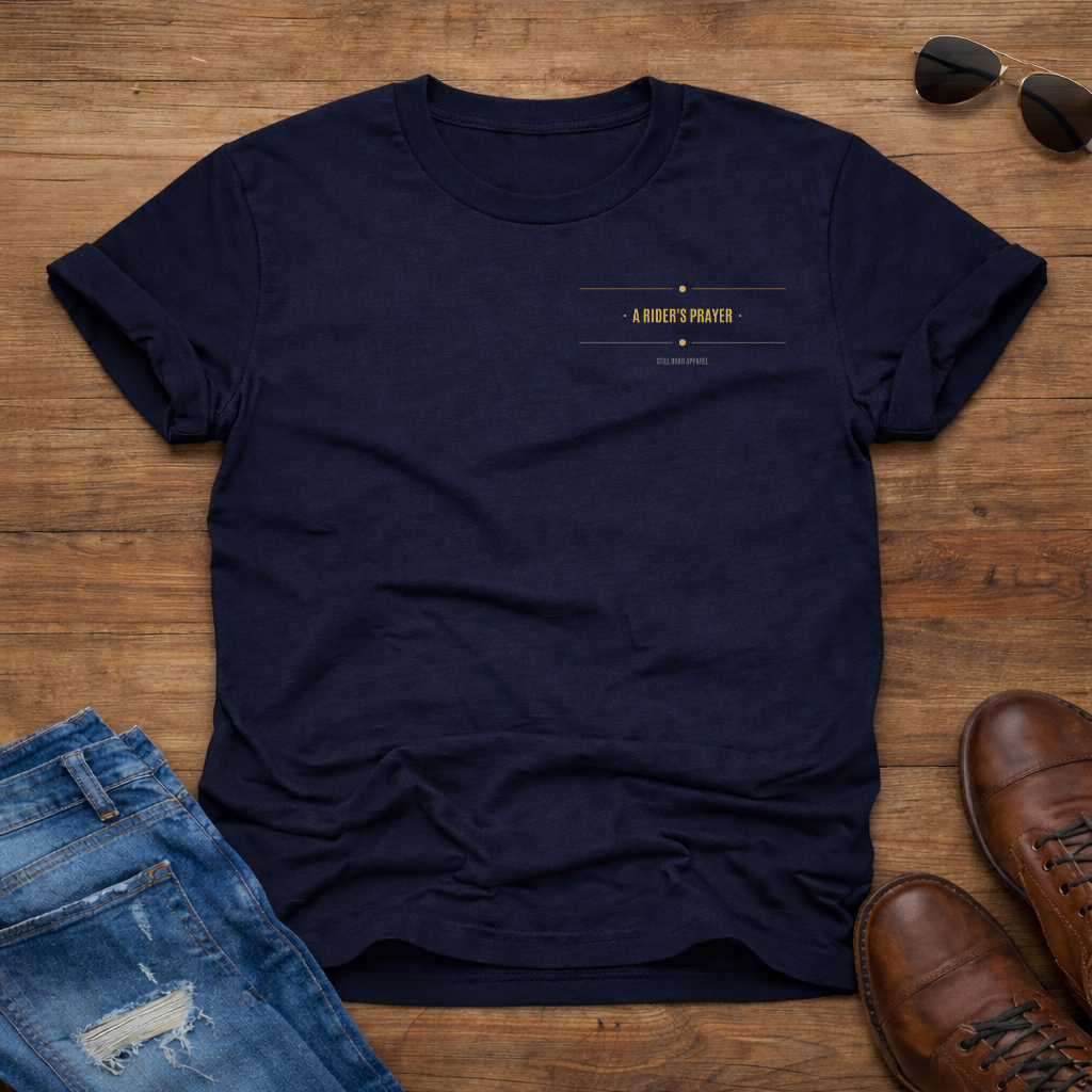 A Rider's Prayer (Back Print) T-Shirt