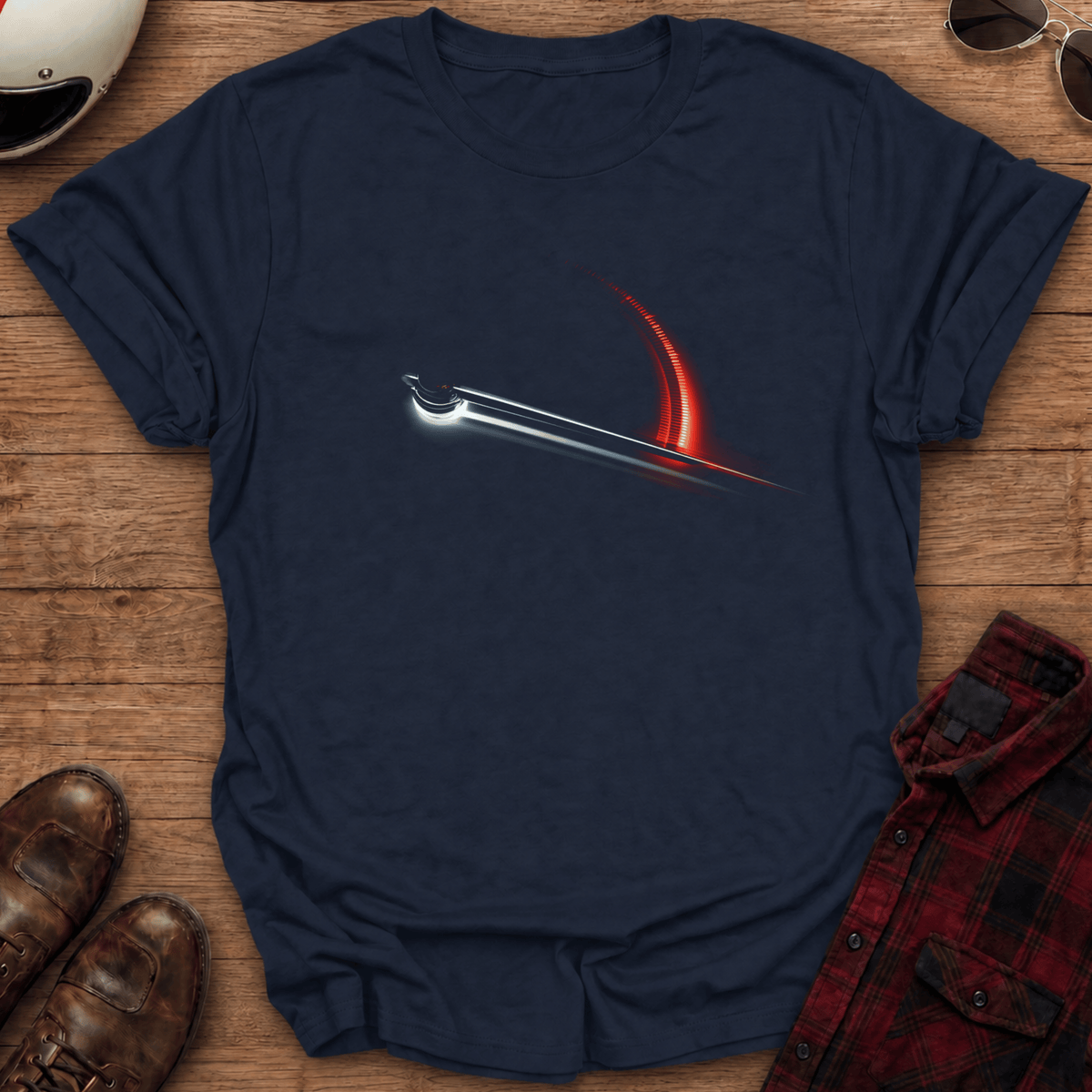 Into the Redline Motorcycle T-Shirt