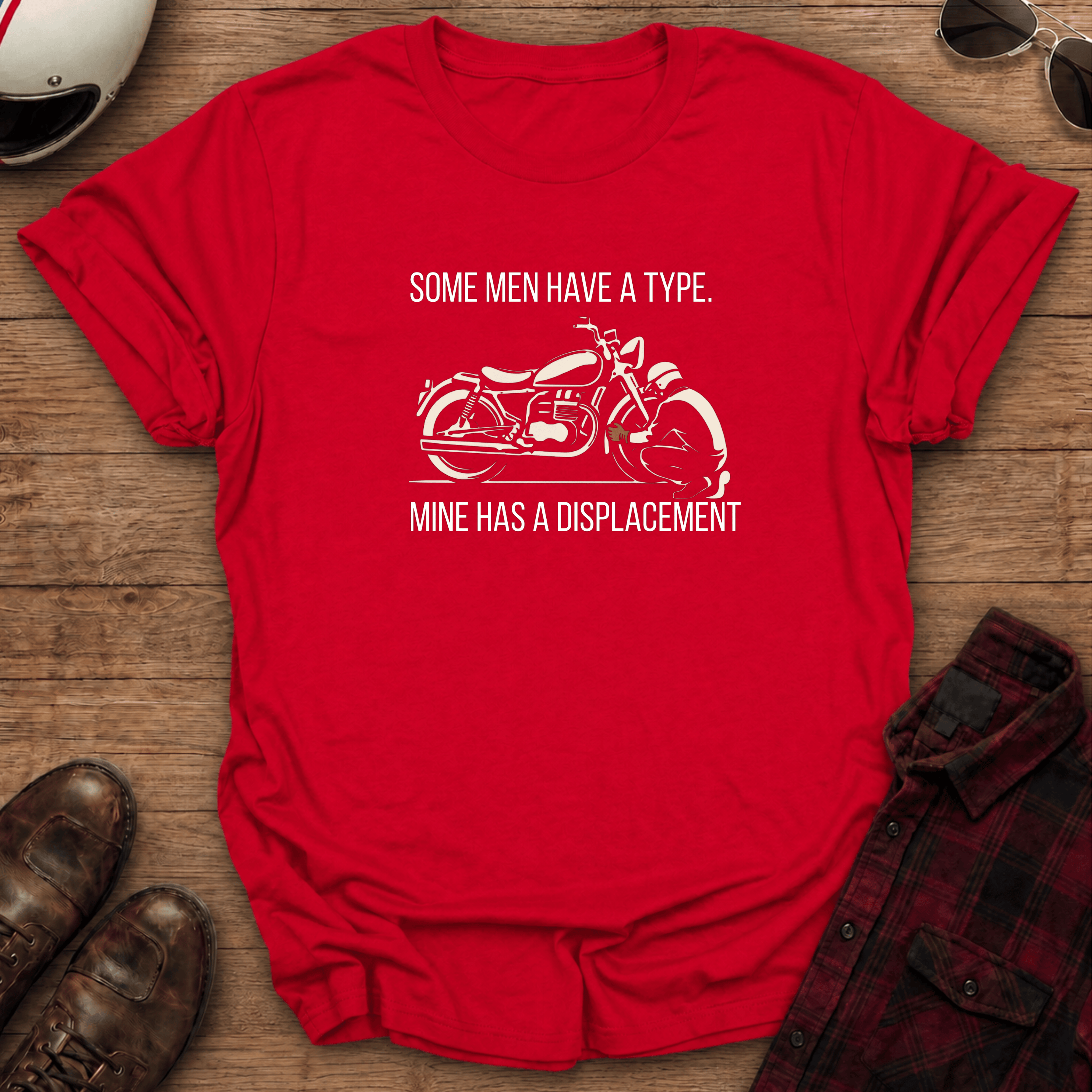 Displacement Motorcycle T-Shirt