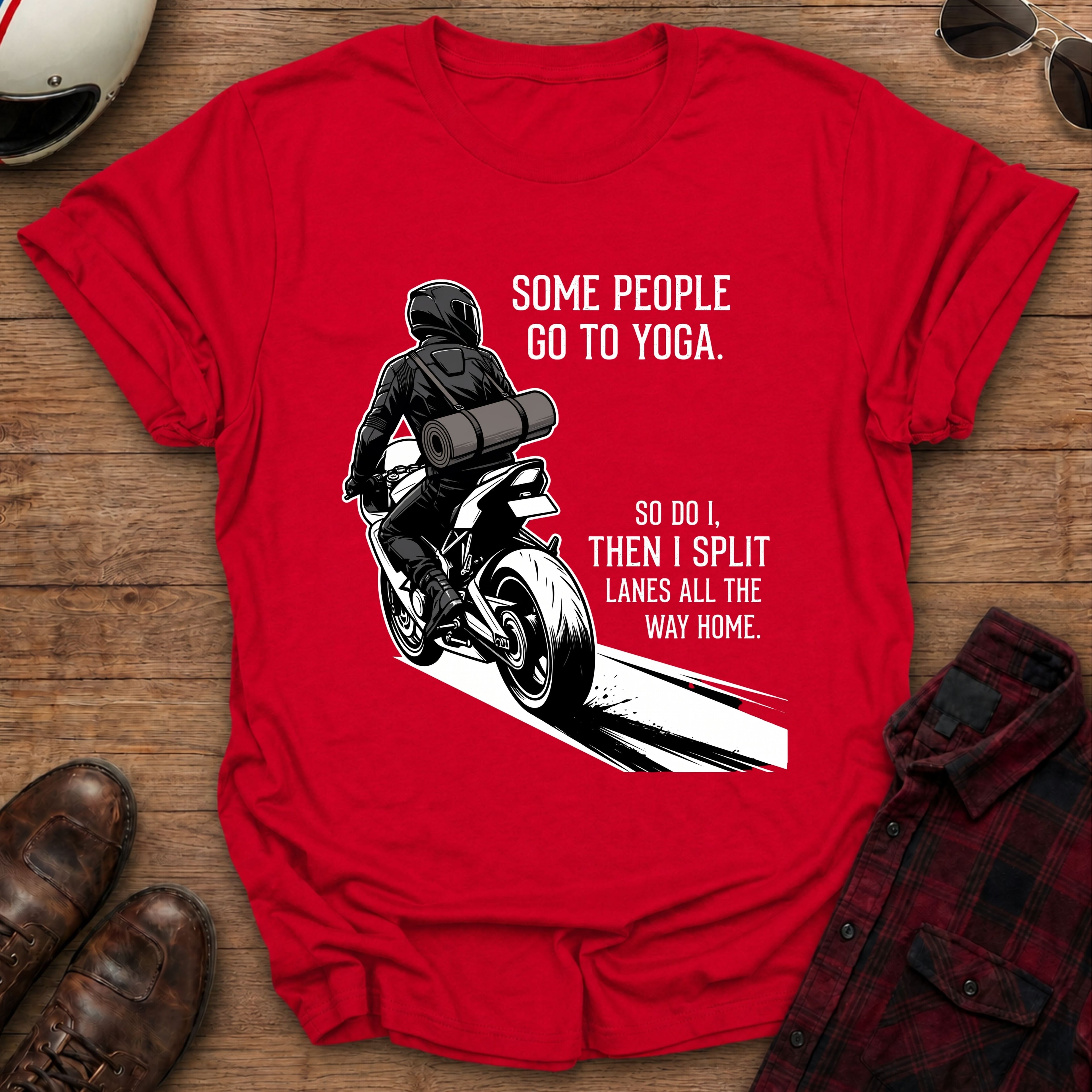 Yoga Motorcycle T-Shirt