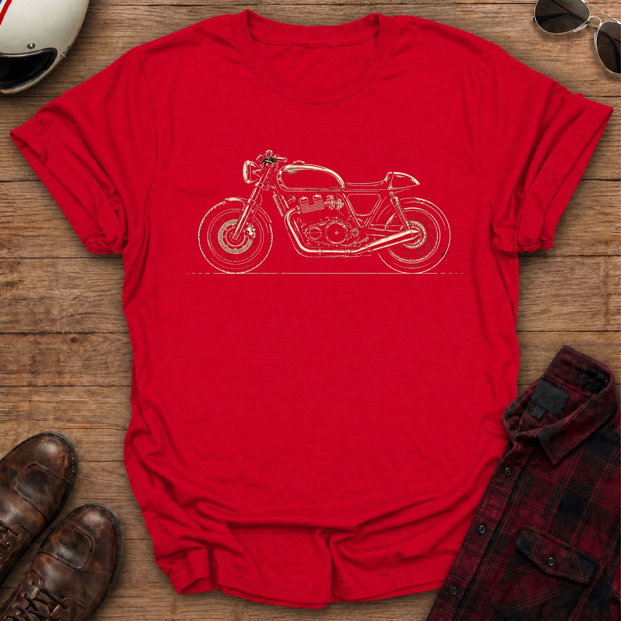 Cafe Racer Profile T-Shirt