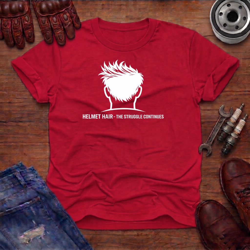 Helmet Hair T-Shirt