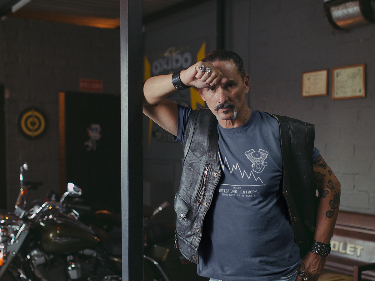 Resisting Entropy Motorcycle T-Shirt