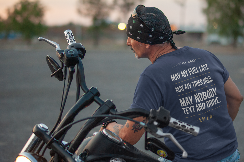 A Rider's Prayer (Back Print) T-Shirt