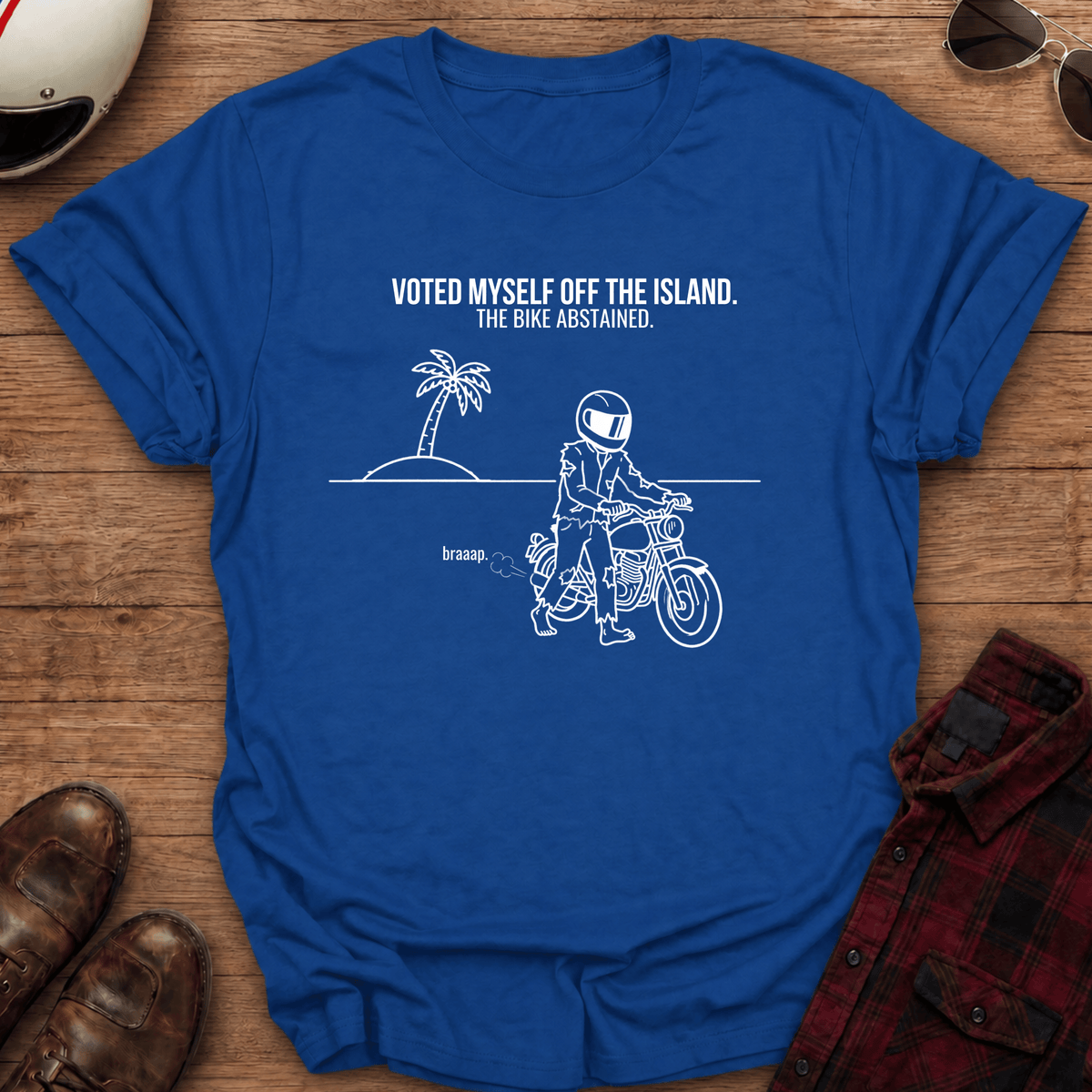 Off The Island Motorcycle T-Shirt