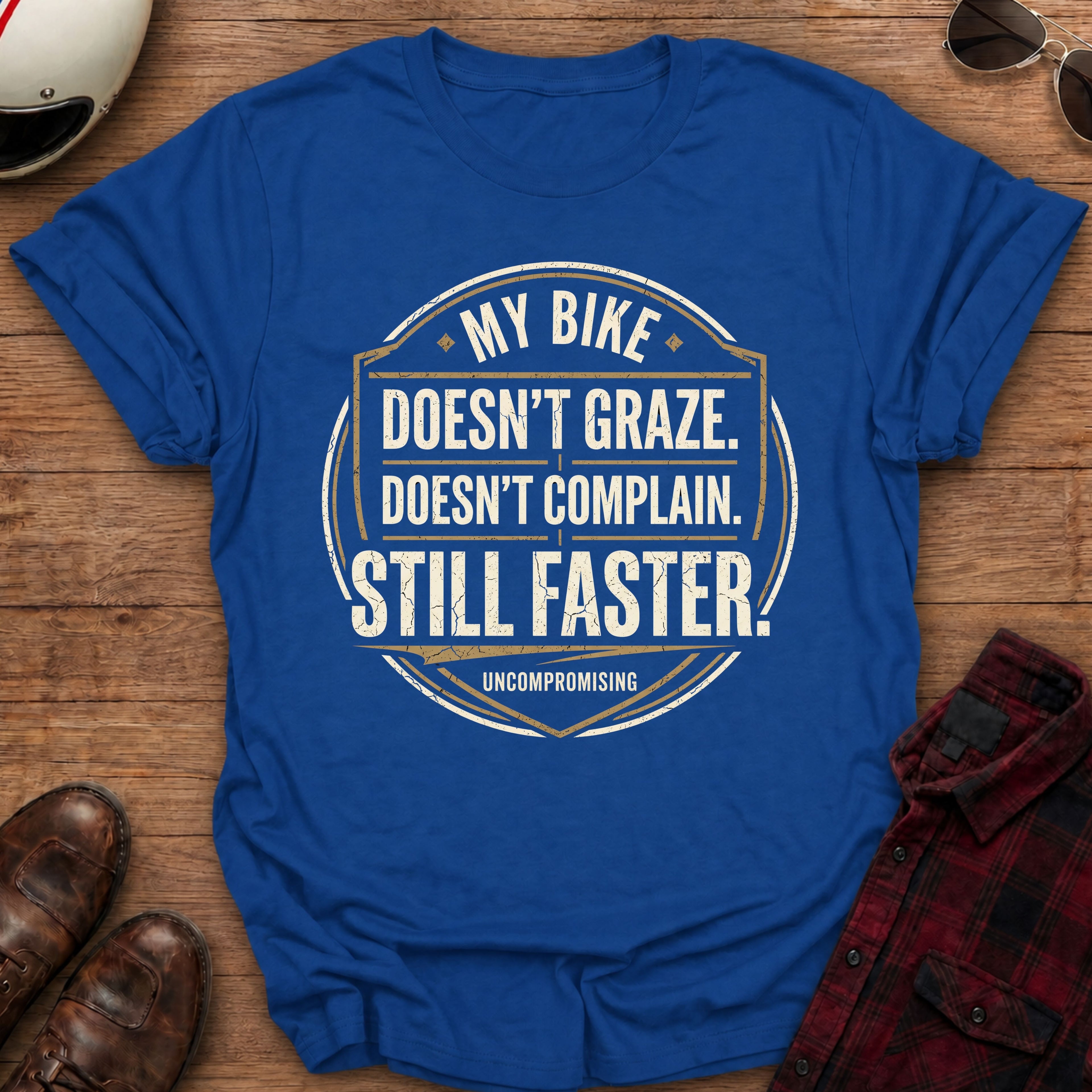 Doesn't Graze Motorcycle T-Shirt