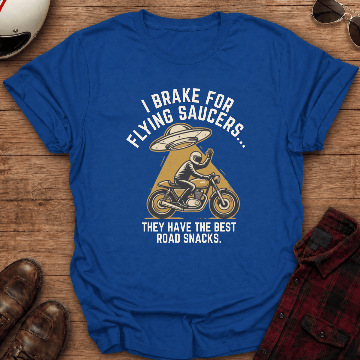 Road Snacks Motorcycle T-Shirt
