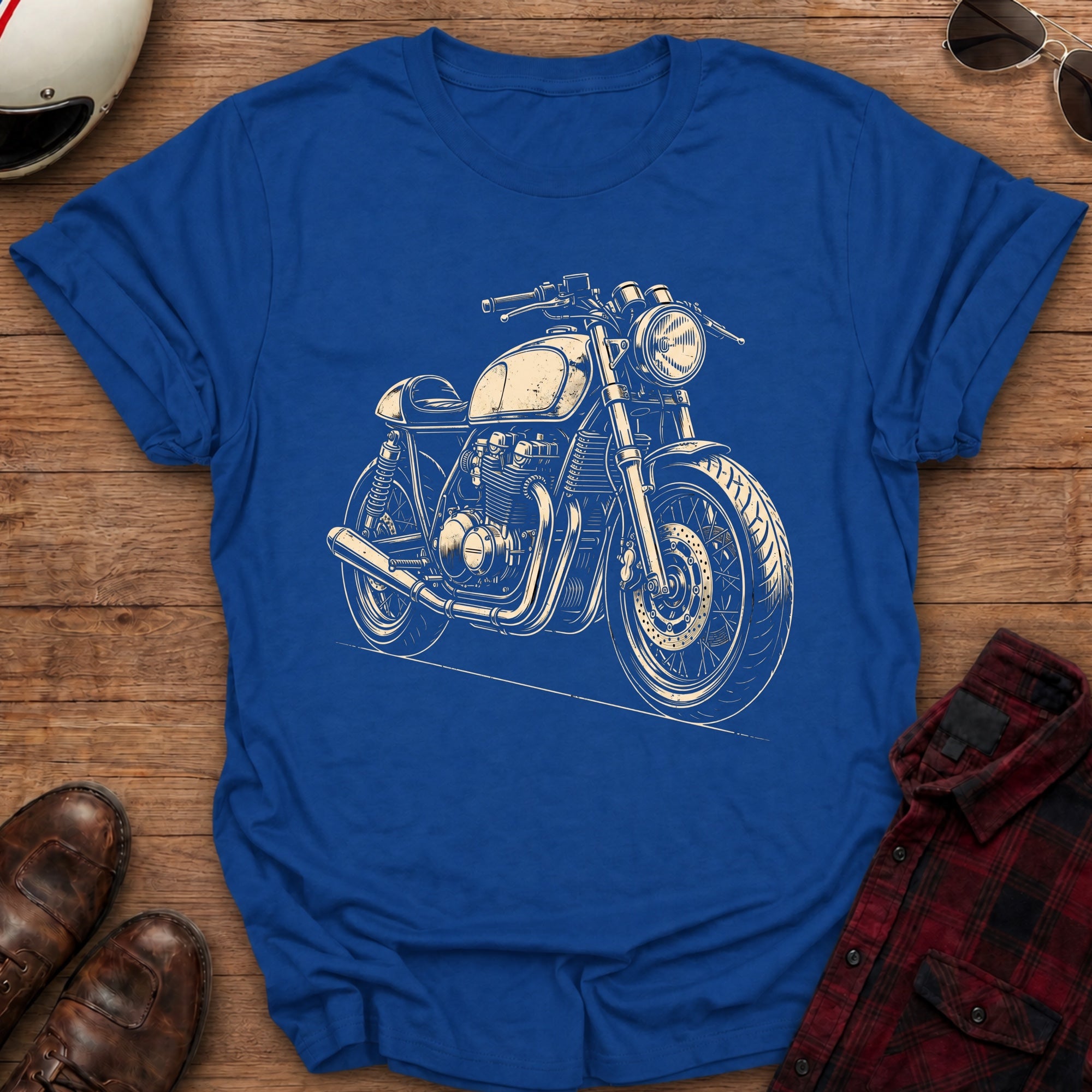 Cafe Racer Motorcycle T-Shirt
