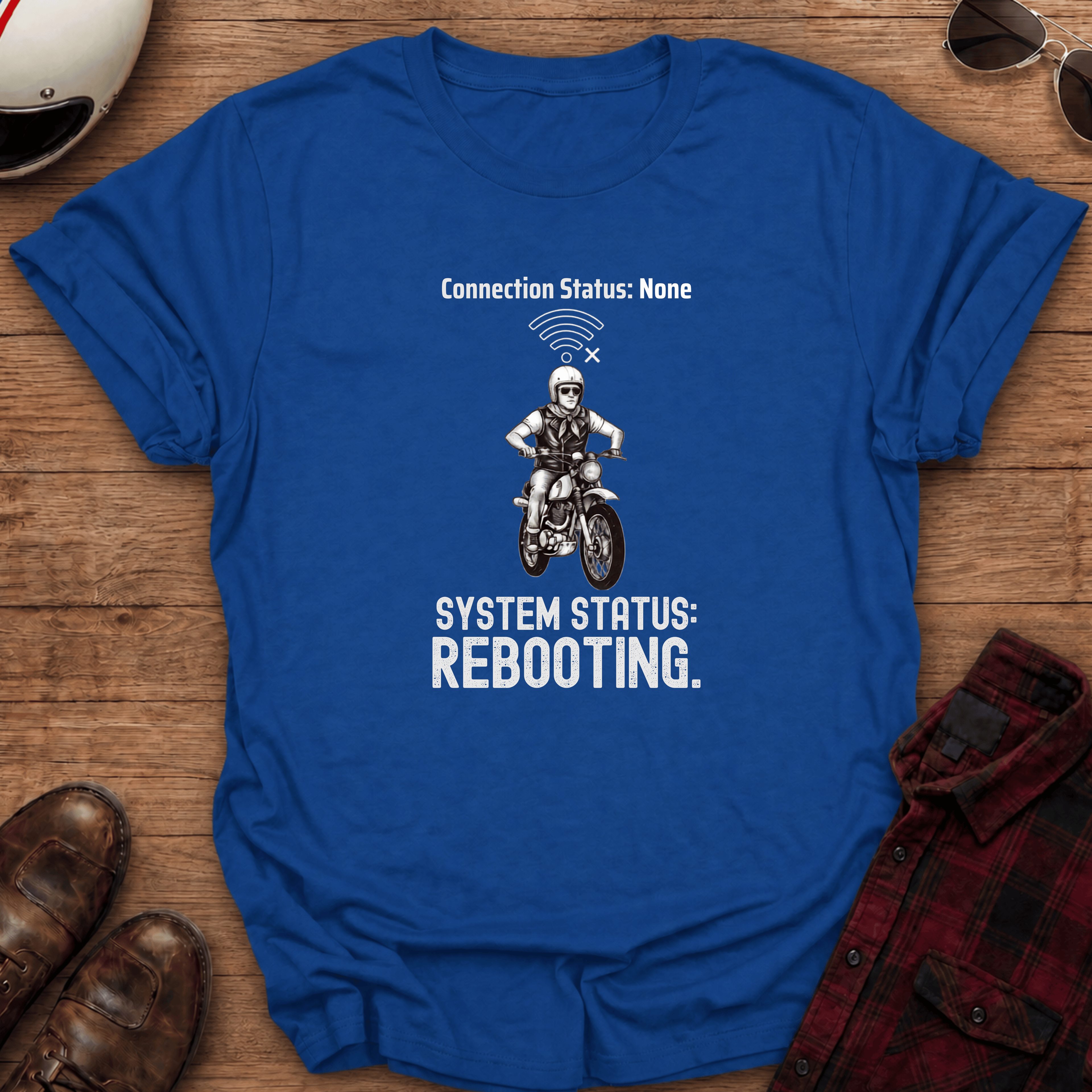 Rebooting Motorcycle T-Shirt