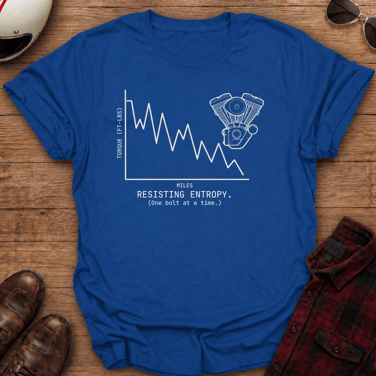 Resisting Entropy Motorcycle T-Shirt