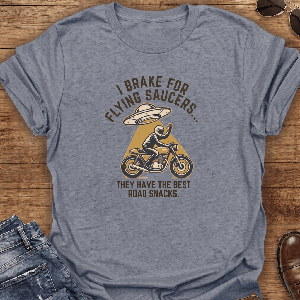 Road Snacks Motorcycle T-Shirt