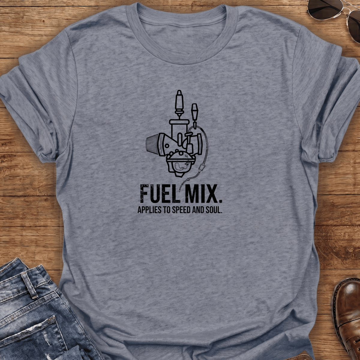 Fuel Mix Motorcycle T-Shirt