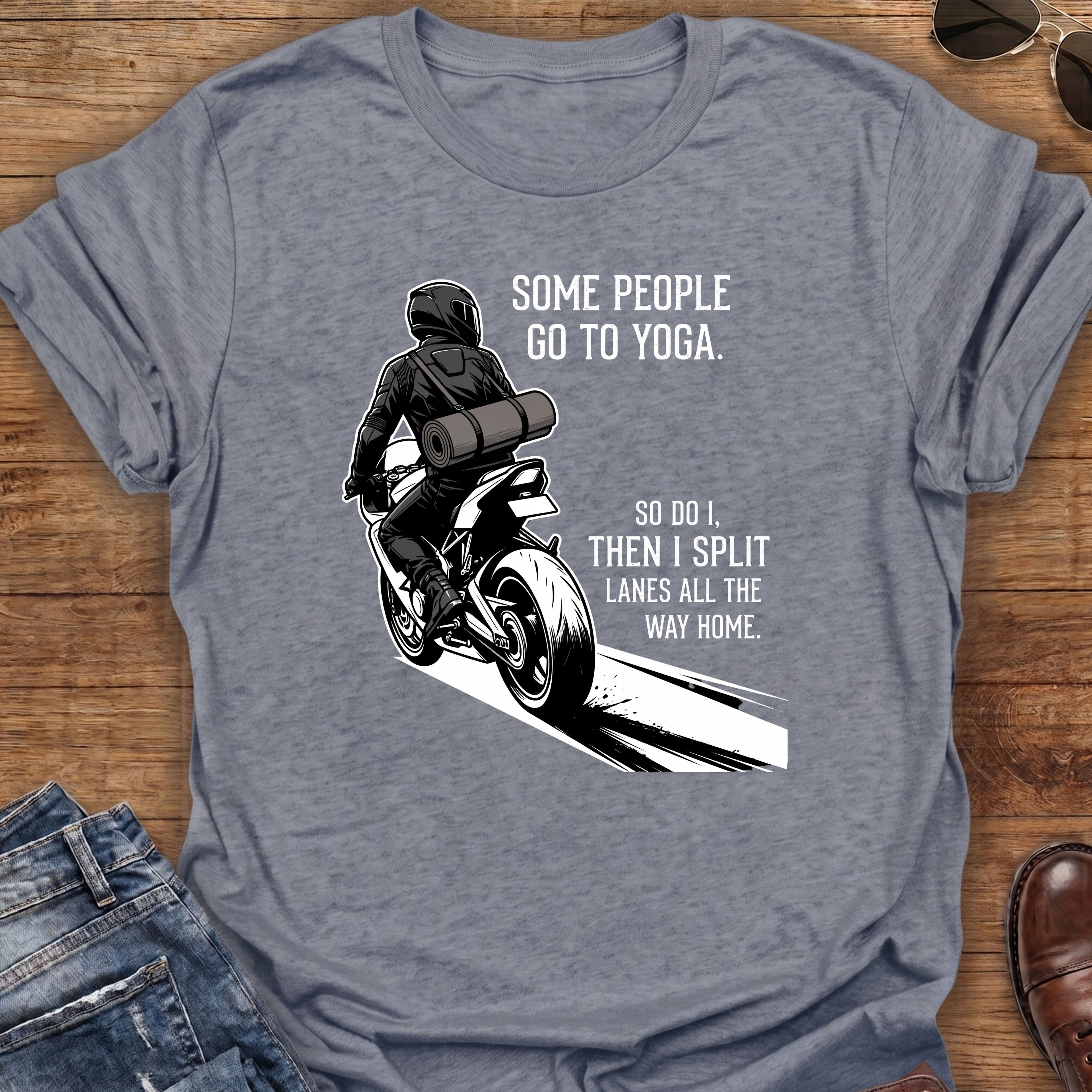 Yoga Motorcycle T-Shirt