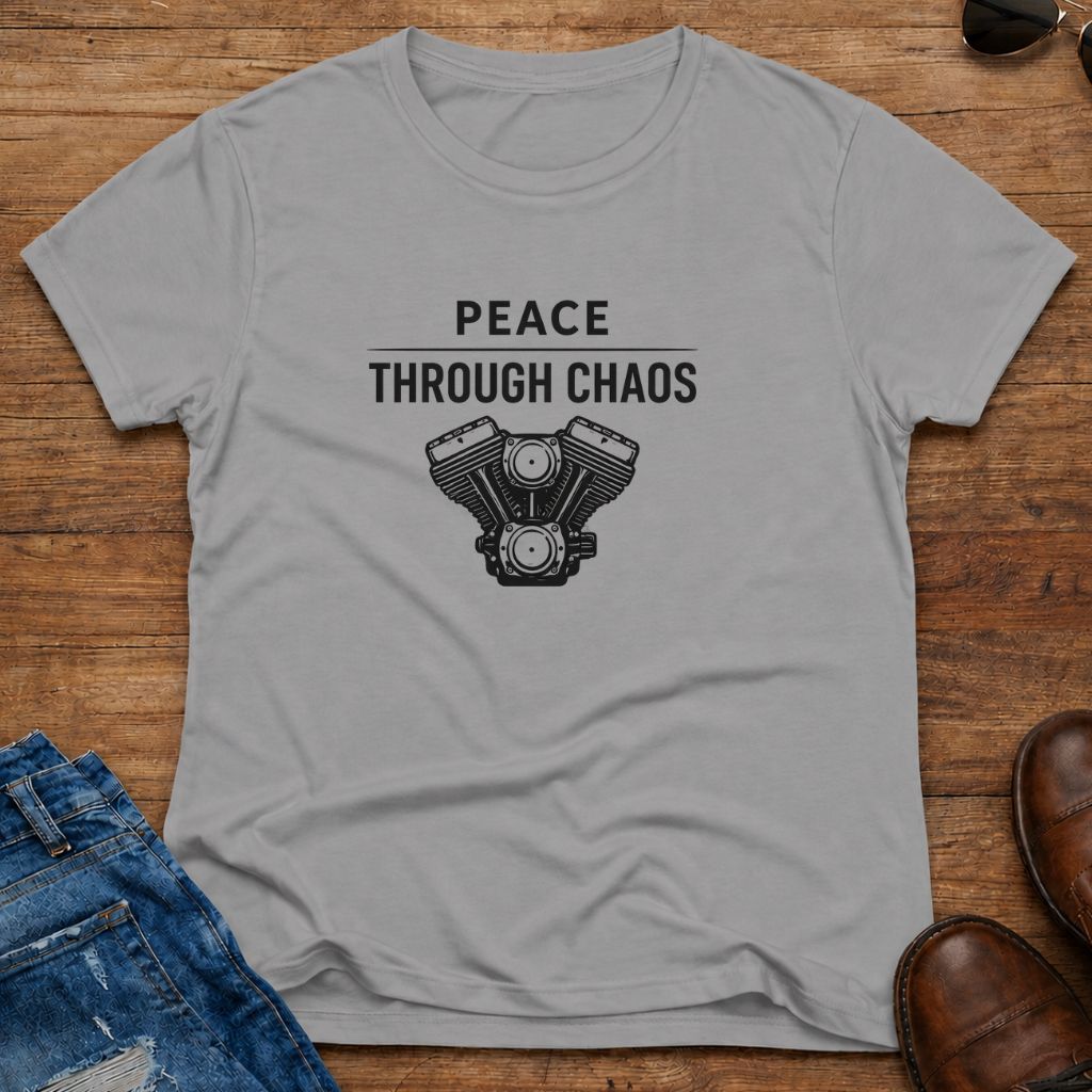 Peace chaos women's T-shirt