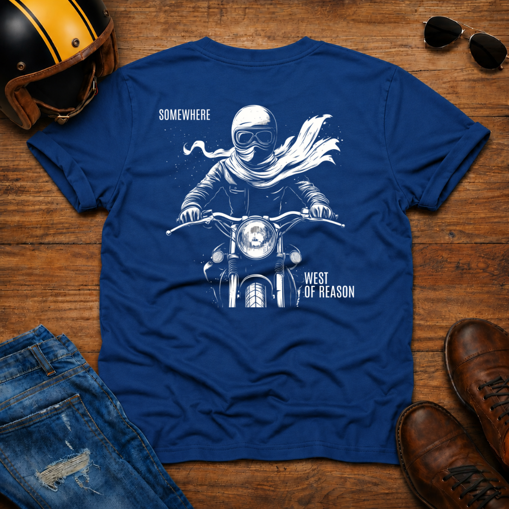 Somewhere West of Reason Back Print T-Shirt